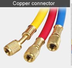 Manomètre numérique analogique pour pneus HUBEN, R410A, <span class=keywords><strong>R32</strong></span>, R404A, R134A, ensemble de manomètres pour le remplissage de <span class=keywords><strong>gaz</strong></span> réfrigérant, outils de climatisation (800 PSI) - Product Image 5