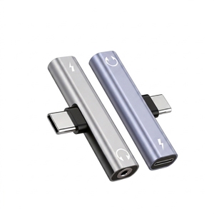 Adaptateur Casque USB-C 2-en-1 USB-C vers <span class=keywords><strong>Jack</strong></span> 3,5 mm HiFi DAC 10W Charge Rapide pour iPhone 17 16 15 15 Pro Max et Téléphones <span class=keywords><strong>Samsung</strong></span> Galaxy - Product Image 1