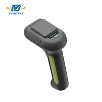 Lecteur de codes-barres portable robuste sans fil BT avec capteur CMOS et interface USB, RFID UHF DPM QR/1D/2D industriel, IP65