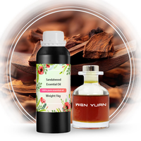 Huile de bois de santal organique arôme pur huile essentielle naturelle fabricant OEM pour bougie parfum savon cheveux corps soins de la peau