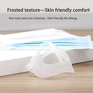 China fabricante al por mayor lápiz <span class=keywords><strong>labial</strong></span> <span class=keywords><strong>Protector</strong></span> de silicona de grado de alimentos 3D cara máscara marco interior soporte - Product Image 5