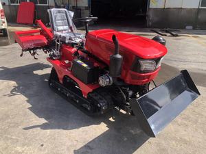 Máy kéo bánh xích DIESEL mã lực nhỏ-Máy xới Quay đa chức năng để làm cỏ khô, đào rãnh và san lấp - Product Image 3