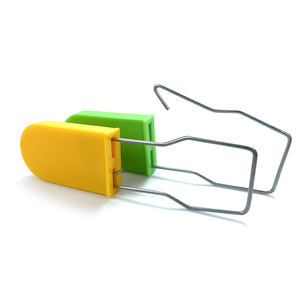 Sceaux logistiques haute sécurité personnalisés, <span class=keywords><strong>cadenas</strong></span> en plastique, <span class=keywords><strong>cadenas</strong></span> en acier inoxydable, <span class=keywords><strong>cadenas</strong></span> de sécurité en plastique avec crochet métallique - Product Image 1