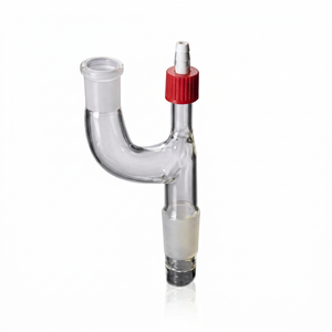 La verrerie de laboratoire Swan Neck est un équipement en verre spécialement conçu pour les applications de laboratoire, destiné à la manipulation contrôlée des liquides. - Product Image 1