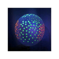 Ballon en latex rond fluorescent transparent 2,8 g avec impression personnalisée pour mariage, anniversaire, remise de diplôme, fête, décoration d'événements