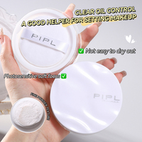 Poudre libre translucide PIPL en gros à faible MOQ, effet flou doux, fini mat, contrôle du sébum, maquillage visage waterproof