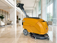 IronBee J25 Nettoyeur de sols portatif autopropulsé à pousser, mini autolaveuse compacte avec certification CE