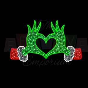 Éclairage décoratif extérieur LED imperméable <span class=keywords><strong>de</strong></span> Noël, motif Grinch 2D, taille personnalisée, demi-corps, lumière <span class=keywords><strong>de</strong></span> Noël - Product Image 5