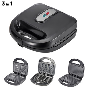 Macchina per Sandwich 3 in 1 Multifunzionale, <span class=keywords><strong>Tostapane</strong></span> Elettrico per Colazione, Piastra per Panini e Grill SW044 - Product Image 1