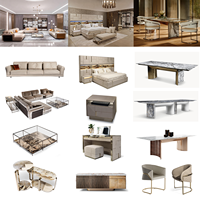 Ensemble de canapés de luxe haut de gamme pour salon, mobilier de salon moderne, ensemble de canapés sectionnels de luxe