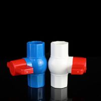 Vanne à boisseau sphérique octogonale en PVC-U à prix de gros usine avec raccord à douille et filetage femelle pour systèmes d'irrigation et plomberie
