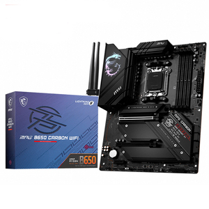 Carte mère de bureau B650 CARBON WIFI d'occasion DDR5 6x SATA ATX – Vente rapide en gros et approvisionnement en vrac - Product Image 1