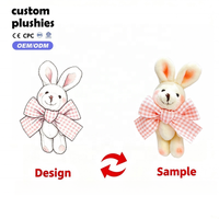 Porte-clés Lapin Blanc Mignon en Peluche, Mini Poupée Lapin Rose à Carreaux Gingham avec Grand Nœud, Breloque Kawaii pour Sac à Dos, Décoration de Voiture, Cadeau