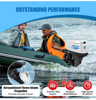 Nouveau moteur hors-bord à essence YAMAHA 9cv/15cv/30cv/40cv/85cv 2 temps, pièces de rechange haute performance pour bateau