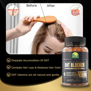 Натуральные средства от выпадения волос для женщин и мужчин: жевательные конфеты-блокаторы DHT для стимуляции роста волос - Product Image 6