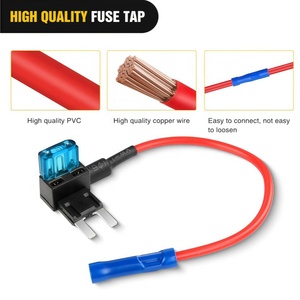 Portafusibles Enchufable para Automóvil con Terminal de Fusible Adicional, Apto para Circuitos de 12V, 24V y 32V en Camiones y Automóviles - Product Image 3