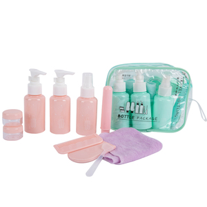 SBelle Unique – Kits de voyage portables OEM grande capacité, rose, pour sérum et shampoing 75 ml, avec pompe pulvérisatrice et brosse à dents - Product Image 1