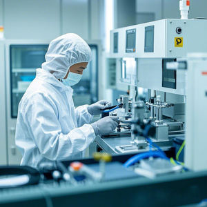 Esd Cleanroom Coverall Sets Stralingsschild Met Chemische Stof Voor Barrière Water & Stofdichte Veiligheidskleding - Product Image 3