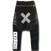 Nouveaux pantalons pour hommes de grande taille à fermetures éclair décontractées personnalisées d'usine pantalons Cosplay pour garçons pantalons baggy pour hommes