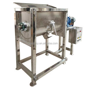 Mélangeur à <span class=keywords><strong>ruban</strong></span> avec sel chauffant Mélangeur horizontal à bande à vis en acier inoxydable - Product Image 4