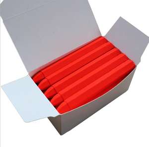 สีชมพูและสีส้ม ดินสอสีไม้เรืองแสงสำหรับเครื่องตัดไม้ - Product Image 2