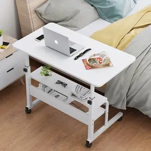 Mesas de altura ajustable baratas, escritorio de juegos de oficina en casa de madera, mesas de comedor de diseño moderno, mesita de noche, mesa de PC