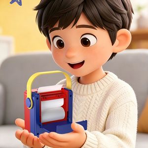 Mini <b>Thermal</b> <b>Printer</b> 58mm <b>Label</b> Maker For Kids Rechargeable Battery Creative Toy - Product Image 1