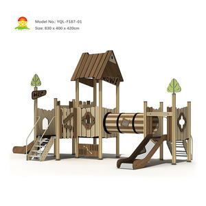 Glissade en plastique pas chère pour enfants avec tunnel et conception de glissade longue pour le plaisir des terrains de jeux et l'<span class=keywords><strong>aventure</strong></span> en plein air - Product Image 1