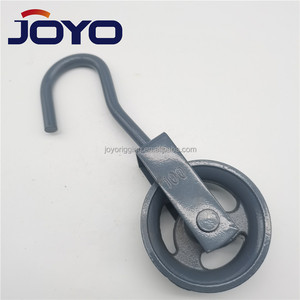 Khối Ròng Rọc Đúc Sơn Đen Có Móc - Product Image 2