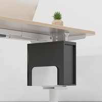 Alta resistencia debajo del escritorio Altura y ancho ajustables para adaptarse prácticamente a cualquier tamaño Caja de torre de soporte de Cpu Soporte de Cpu Montaje de Cpu