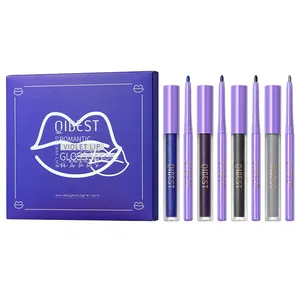 Hot Selling 4 Farben Matte Lip gloss Lip liner Set Großhandel Private Label Lip Glaze Lip Liner Pencil
