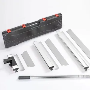 Drywall Plastering Flooring Trowel Tools Skimming Blade Kit With Extension Handle