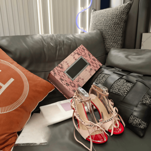 Jimmy Womens Rhinestone Bow Tie Ankle Strap Stilettos Elegant Open Toe Heels for Wedding Party Evening Events Chooing - Product Image 2