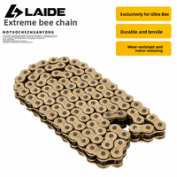 Rantai Penggerak O-Ring Emas Heavy Duty Pengganti untuk Sur Ron Ultra Bee Sepeda Motor Listrik Off-Road, Suku Cadang Peningkatan Drivetrain