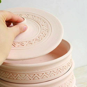 Brotes <span class=keywords><strong>de</strong></span> arcilla en forma personalizada, <span class=keywords><strong>semillas</strong></span> redondas <span class=keywords><strong>de</strong></span> cerámica, enrutador, bandejas para cultivo <span class=keywords><strong>de</strong></span> plantas con tapas - Product Image 5