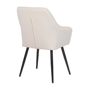 Chaises de salle à manger en tissu nordique moderne bon marché en gros pour hôtels restaurants cuisines finition velours table de salle à manger incluse - Product Image 5