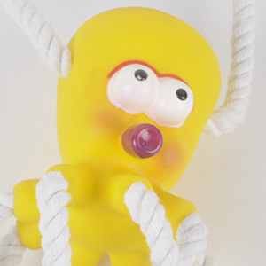 Factory Wholesale Octopus Shape Pet Chew <strong>Toy</strong> Durable <strong>Squeaker</strong> Dog Teething Rope <strong>Toy</strong> - Product Image 6