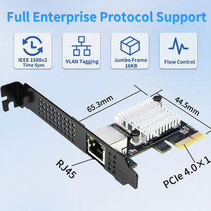 การ์ดเครือข่าย PCIe 10G 1 พอร์ตพร้อมชิปเซ็ต RTL8127, 10GBASE-T RJ45 - Product Image 3