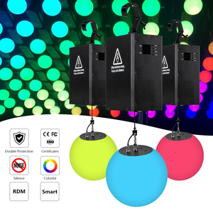 Sfera Cinetica LED con Motore DMX, Luci Cinetiche Sollevabili RGBW, Illuminazione LED da Palco per DJ, Discoteche, Bar e <span class=keywords><strong>Club</strong></span> - Product Image 1