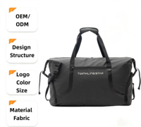 Sac de sport grande capacité en Ripstop, résistant à l'eau, avec fermeture éclair, compartiment à chaussures et œillets de ventilation, idéal pour le voyage, le fitness, l'entraînement et les escapades de week-end