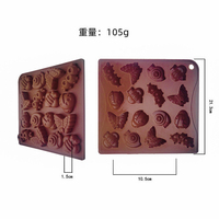 Outil de moulage de chocolat en silicone à motifs géométriques pour truffes Pralines Confections