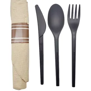 Utensílios de mesa compostáveis cpla, utensílios para jantar 2023