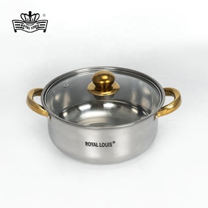 Lot de 10 casseroles en acier inoxydable personnalisables à prix réduit pour casseroles à soupe coffret cadeau commercial batterie de cuisine - Product Image 4