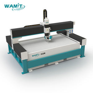 3020 AV cinq axes carreaux de céramique marbre CNC Machine de découpe à Jet d'eau haute pression pierre Jet d'eau Cutter - Product Image 1