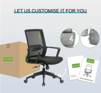 Chaise de bureau ergonomique en maille de haute qualité pour la formation, design contemporain, conférence, étude