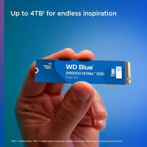 قرص صلب داخلي NVMe أزرق اللون بسعة 1 تيرابايت، PCIe الجيل الرابع، M.2 2280، سرعة 5150 ميجابايت/ثانية - Product Image 3