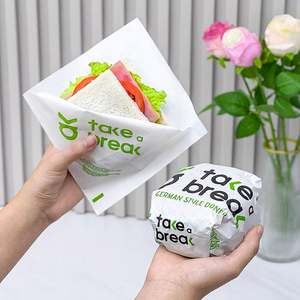 Food Grade Biodegradable Disposable Deli Meat <b>Wrapping</b> Waterproof Oil Burger Custom Sandwich Wrap Packaging Printed <b>Paper</b> - Product Image 5