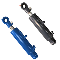 Vérin hydraulique à double effet en acier au carbone chromé dur, fabrication sur mesure, marque KaiXin, certifié ISO9001, garantie d'un an