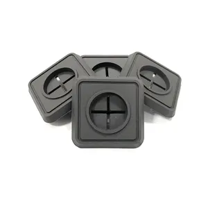 Çanta için toptan yumuşak PVC kulaklık delik 3D kabartmalı Logo kauçuk yamalar