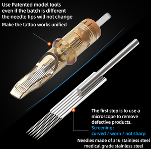 Aiguilles de tatouage <span class=keywords><strong>2023</strong></span> Offre Spéciale RM vision Revolution cartouche courbe (ronde) <span class=keywords><strong>Magnum</strong></span> - Product Image 5